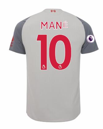 Liverpool 2018/19 SADIO MANÉ 10 Third Shirt Soccer Jersey