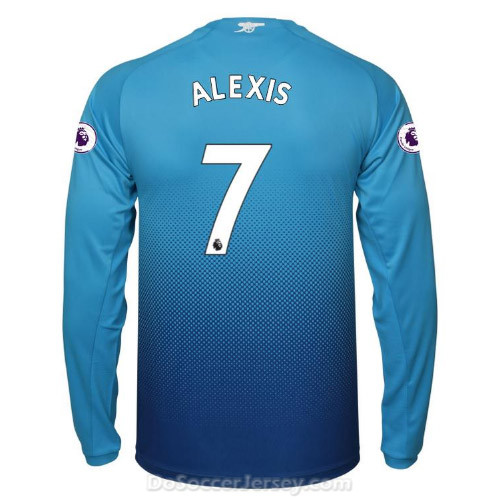 Arsenal 2017/18 Away ALEXIS #7 Long Sleeved Shirt Soccer Jersey - Click Image to Close