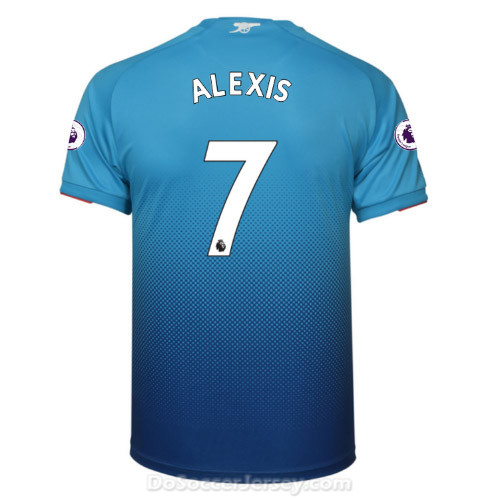 Arsenal 2017/18 Away ALEXIS #7 Shirt Soccer Jersey - Click Image to Close