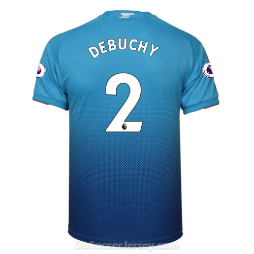 Arsenal 2017/18 Away DEBUCHY #2 Shirt Soccer Jersey - Click Image to Close