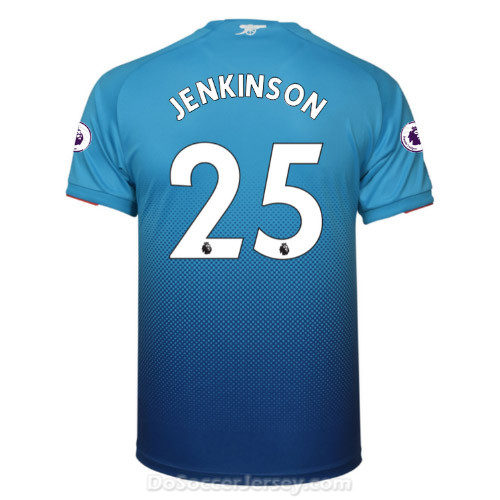 Arsenal 2017/18 Away JENKINSON #25 Shirt Soccer Jersey - Click Image to Close