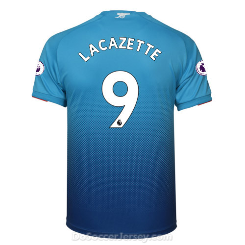 Arsenal 2017/18 Away LACAZETTE #9 Shirt Soccer Jersey - Click Image to Close