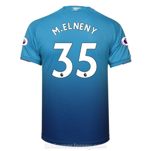 Arsenal 2017/18 Away M.ELNENY #35 Shirt Soccer Jersey - Click Image to Close
