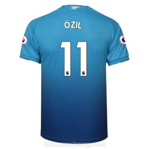 Arsenal 2017/18 Away ÖZIL #11 Shirt Soccer Jersey - Click Image to Close