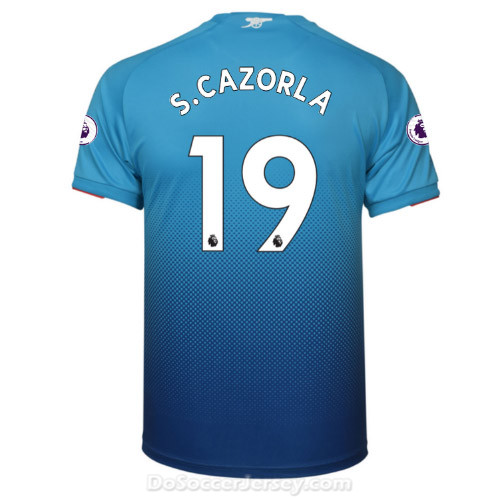 Arsenal 2017/18 Away S.CAZORLA #19 Shirt Soccer Jersey - Click Image to Close