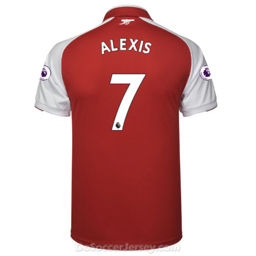 Arsenal 2017/18 Home ALEXIS #7 Shirt Soccer Jersey