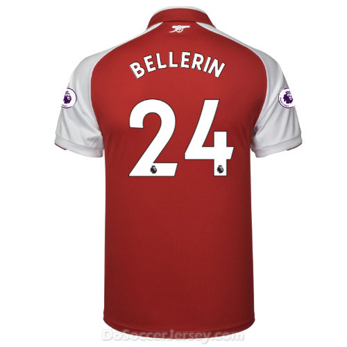 Arsenal 2017/18 Home BELLERIN #24 Shirt Soccer Jersey - Click Image to Close