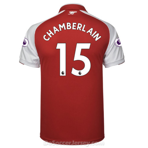 Arsenal 2017/18 Home CHAMBERLAIN #15 Shirt Soccer Jersey - Click Image to Close