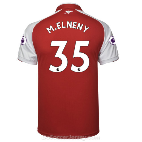 Arsenal 2017/18 Home M.ELNENY #35 Shirt Soccer Jersey - Click Image to Close