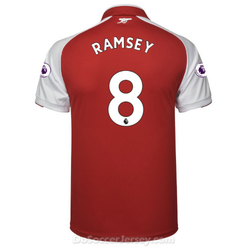 Arsenal 2017/18 Home RAMSEY #8 Shirt Soccer Jersey - Click Image to Close