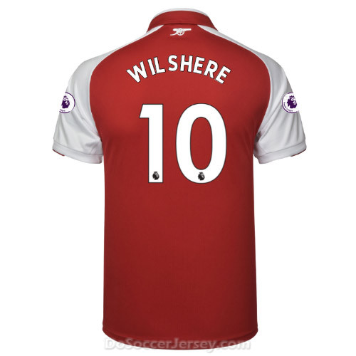 Arsenal 2017/18 Home WILSHERE #10 Shirt Soccer Jersey - Click Image to Close