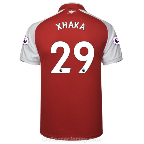 Arsenal 2017/18 Home XHAKA #29 Shirt Soccer Jersey - Click Image to Close
