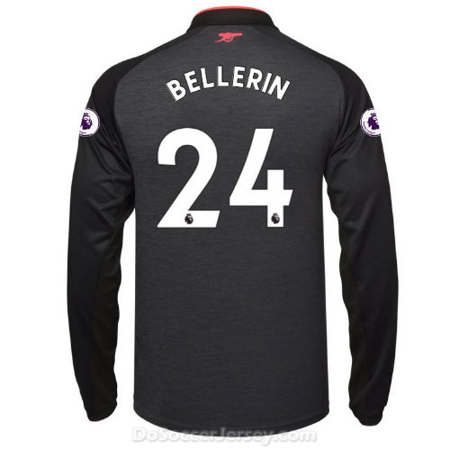Arsenal 2017/18 Third BELLERIN #24 Long Sleeved Shirt Soccer Jersey - Click Image to Close