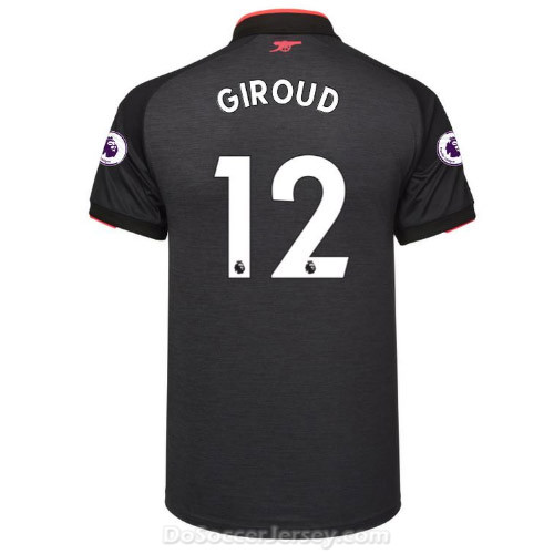 Arsenal 2017/18 Third GIROUD #12 Shirt Soccer Jersey - Click Image to Close