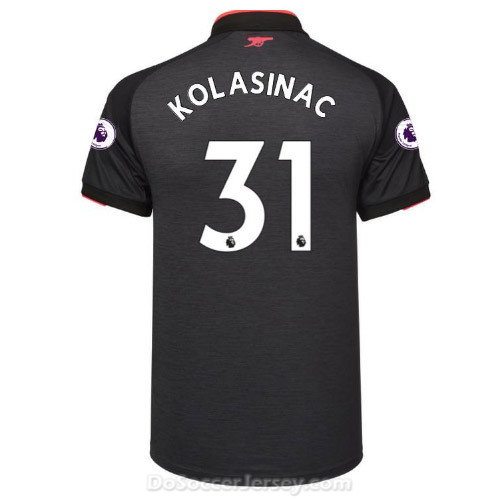 Arsenal 2017/18 Third KOLASINAC #31 Shirt Soccer Jersey
