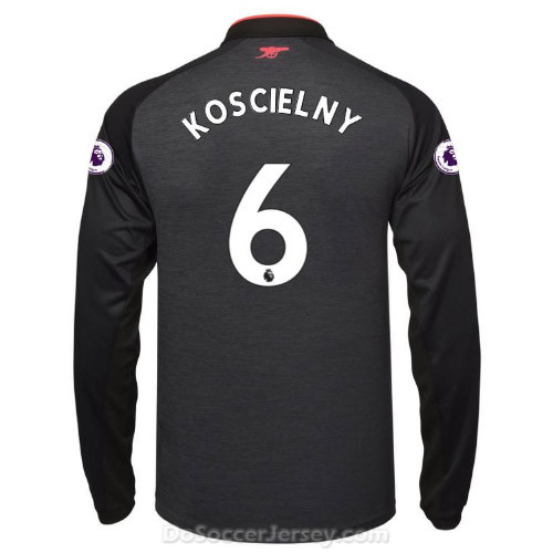 Arsenal 2017/18 Third KOSCIELNY #6 Long Sleeved Shirt Soccer Jersey - Click Image to Close