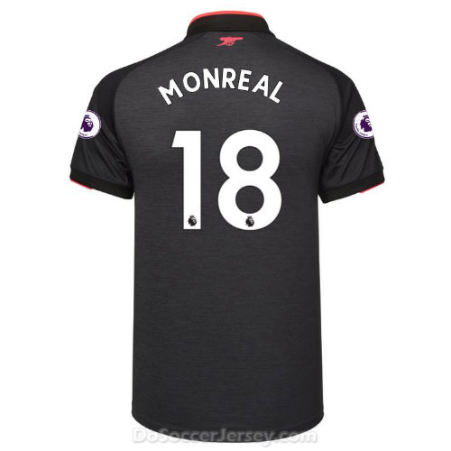 Arsenal 2017/18 Third MONREAL #18 Shirt Soccer Jersey - Click Image to Close