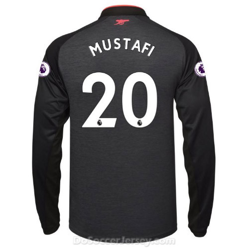 Arsenal 2017/18 Third MUSTAFI #20 Long Sleeved Shirt Soccer Jersey - Click Image to Close