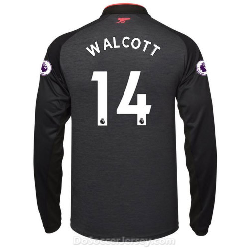 Arsenal 2017/18 Third WALCOTT #14 Long Sleeved Shirt Soccer Jersey