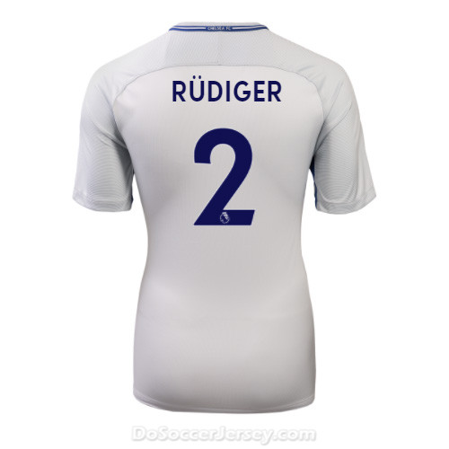 Chelsea 2017/18 Away RUDIGER #2 Shirt Soccer Jersey - Click Image to Close