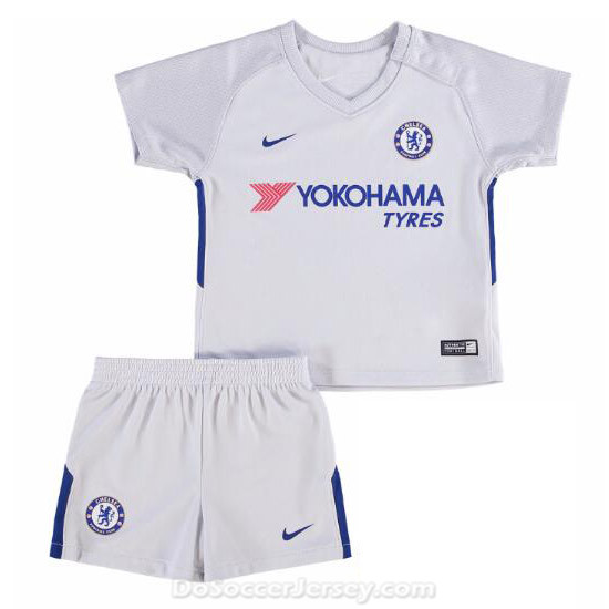 Chelsea 2017/18 Away Kids Soccer Kit Children Shirt And Shorts - Click Image to Close