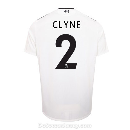 Liverpool 2017/18 Away Clyne #2 Shirt Soccer Jersey - Click Image to Close