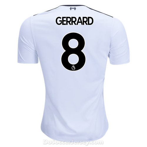 Liverpool 2017/18 Away Gerrard #8 Shirt Soccer Jersey - Click Image to Close