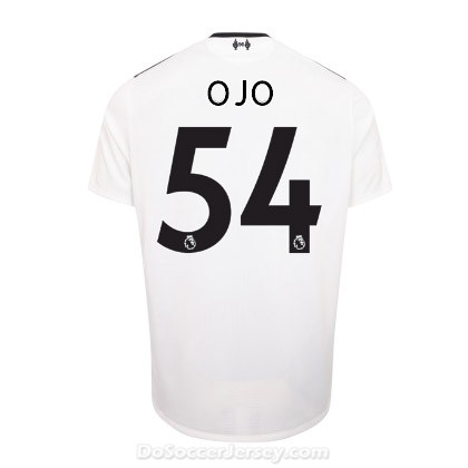 Liverpool 2017/18 Away Ojo #54 Shirt Soccer Jersey - Click Image to Close