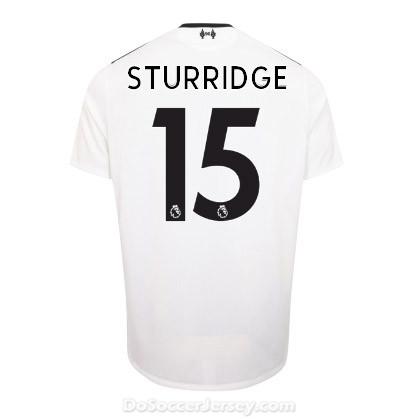 Liverpool 2017/18 Away Sturridge #15 Shirt Soccer Jersey - Click Image to Close
