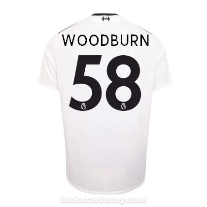 Liverpool 2017/18 Away Woodburn #58 Shirt Soccer Jersey - Click Image to Close