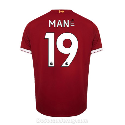 Liverpool 2017/18 Home Mane #19 Shirt Soccer Jersey - Click Image to Close