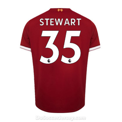 Liverpool 2017/18 Home Stewart #35 Shirt Soccer Jersey