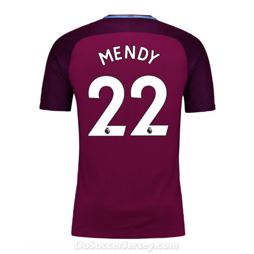 Manchester City 2017/18 Away Mendy #22 Shirt Soccer Jersey - Click Image to Close
