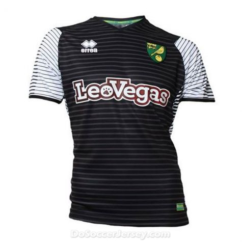 Norwich City Errea 2017/18 Away Shirt Soccer Jersey