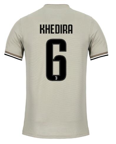Juventus 2018-19 Away SAMI KHEDIRA Shirt Soccer Jersey