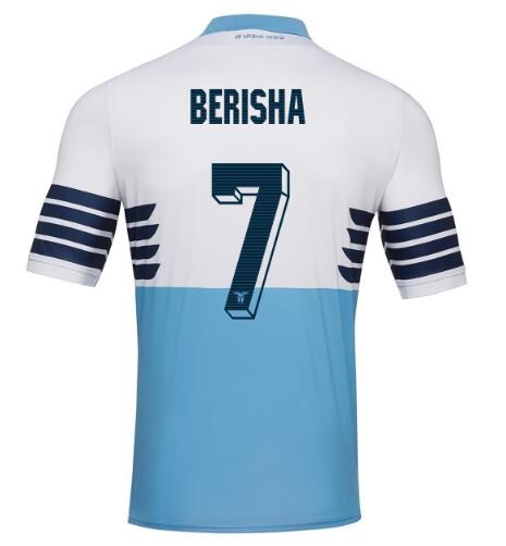 Lazio 2018/19 BERISHA 7 Home Shirt Soccer Jersey - Click Image to Close