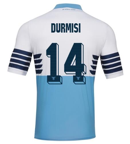 Lazio 2018/19 DURMISI 14 Home Shirt Soccer Jersey - Click Image to Close