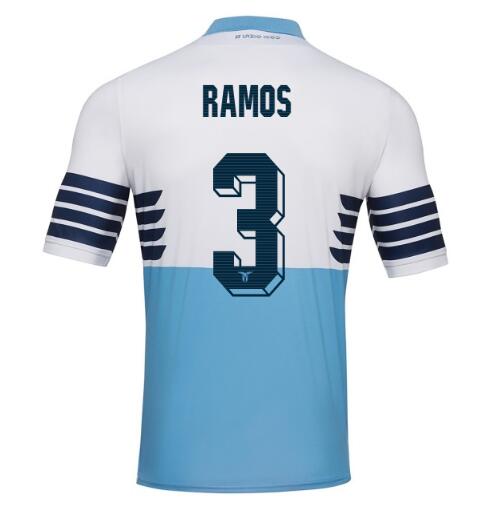 Lazio 2018/19 RAMOS 3 Home Shirt Soccer Jersey - Click Image to Close