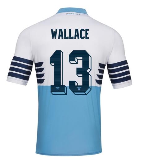 Lazio 2018/19 WALLACE 13 Home Shirt Soccer Jersey - Click Image to Close