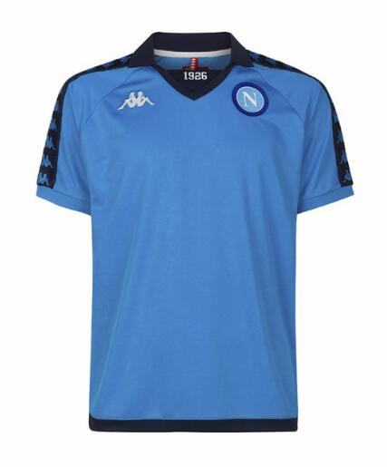 Napoli 2018/19 Blue Retro Shirt Soccer Jersey - Click Image to Close