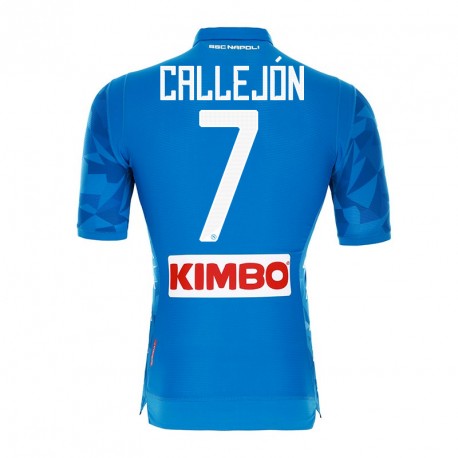 Napoli 2018/19 CALLEJON 7 Home Shirt Soccer Jersey - Click Image to Close