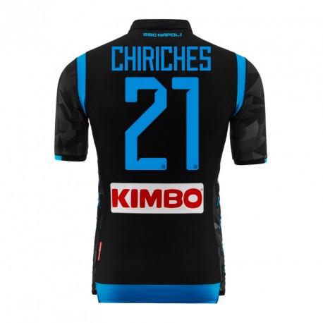 Napoli 2018/19 CHIRICHES 21 Away Shirt Soccer Jersey - Click Image to Close