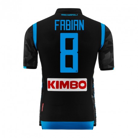 Napoli 2018/19 FABIAN 8 Away Shirt Soccer Jersey - Click Image to Close