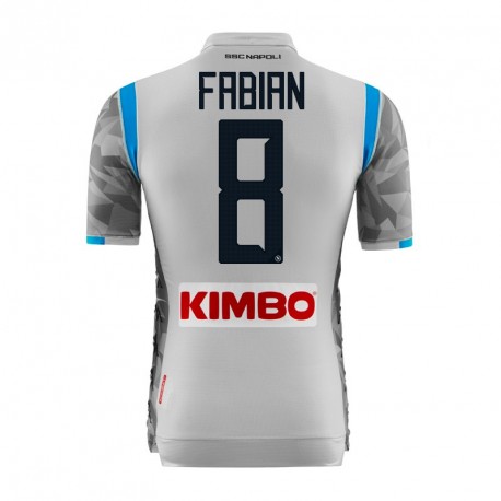 Napoli 2018/19 FABIAN 8 Third Shirt Soccer Jersey - Click Image to Close