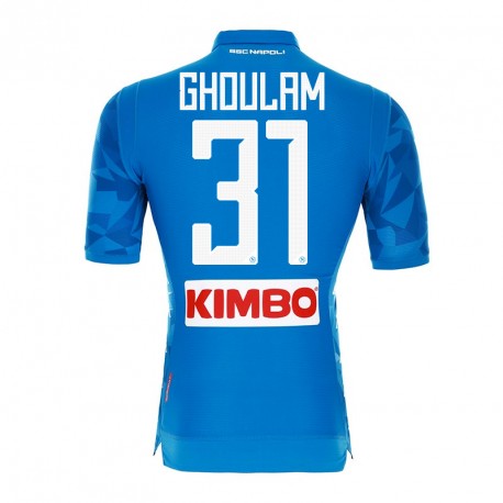 Napoli 2018/19 GHOULAM 31 Home Shirt Soccer Jersey