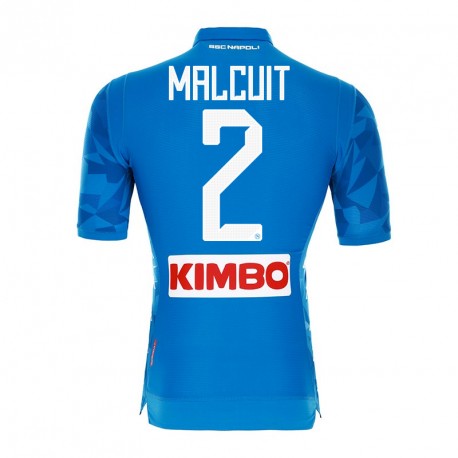Napoli 2018/19 MALCUIT 2 Home Shirt Soccer Jersey - Click Image to Close