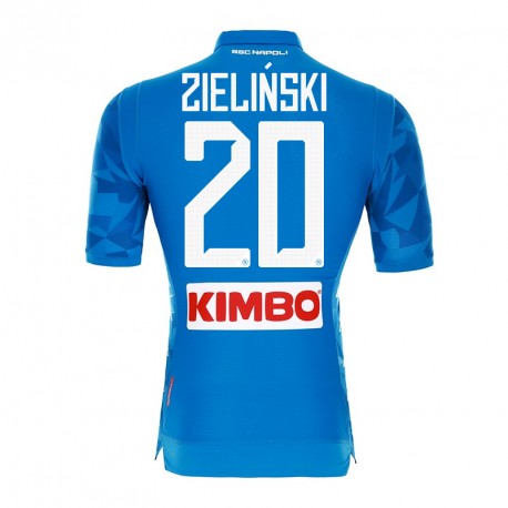 Napoli 2018/19 ZIELINSKI 20 Home Shirt Soccer Jersey - Click Image to Close