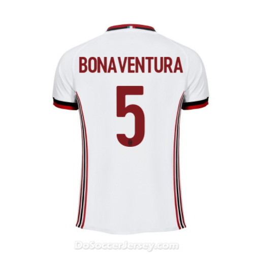 AC Milan 2017/18 Away Bonaventura #5 Shirt Soccer Jersey - Click Image to Close