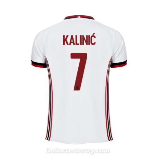 AC Milan 2017/18 Away Kalinic #7 Shirt Soccer Jersey - Click Image to Close