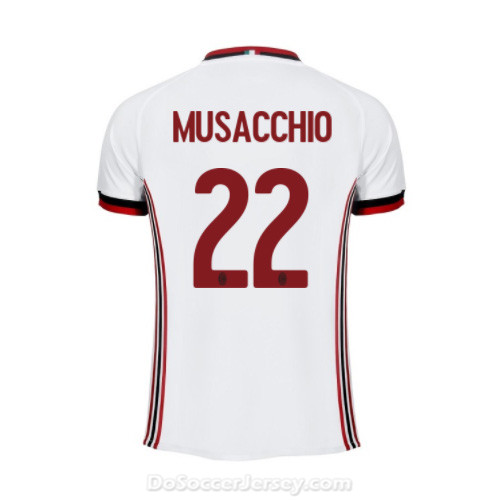 AC Milan 2017/18 Away Musacchio #22 Shirt Soccer Jersey - Click Image to Close